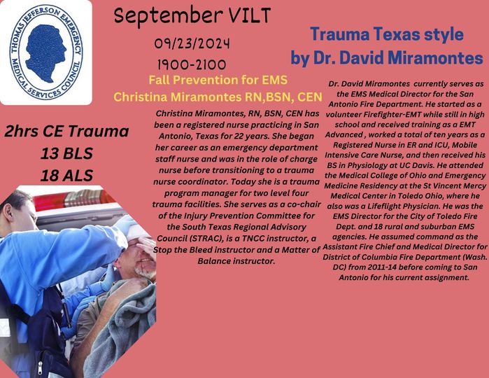 2024-09-23 TJEMS September VILT Trauma Texas Style